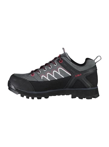 CMP Skórzane buty trekkingowe "Moon" w kolorze czarno-szarym