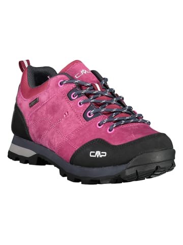 CMP Skórzane buty trekkingowe "Alcor" w kolorze czarno-różowym