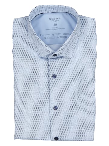 OLYMP Blouse '"24/7 Level 5" - body fit - lichtblauw