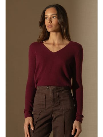 Perfect Cashmere Kasjmieren trui "Shannon" bordeaux