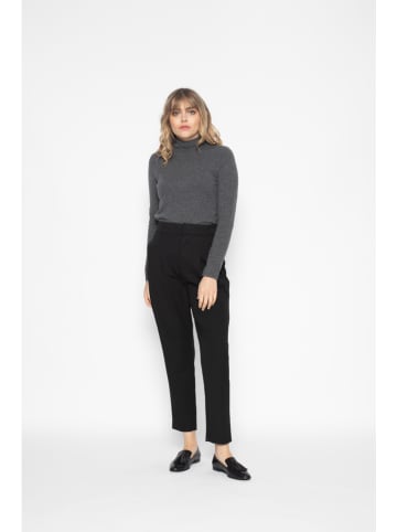 Perfect Cashmere Kaschmir-Rollkragenpullover "Ashley" in Anthrazit