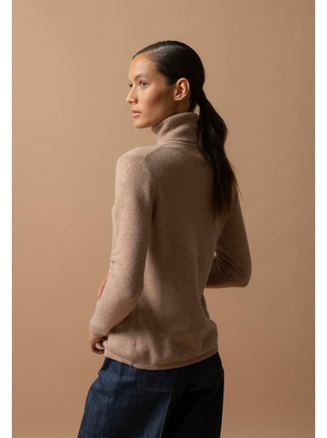 Perfect Cashmere Kaschmir-Rollkragenpullover "Ashley" in Beige