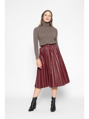 Perfect Cashmere Kaschmir-Rollkragenpullover "Ashley" in Braun