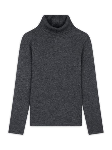 Perfect Cashmere Kaschmir-Rollkragenpullover in Anthrazit