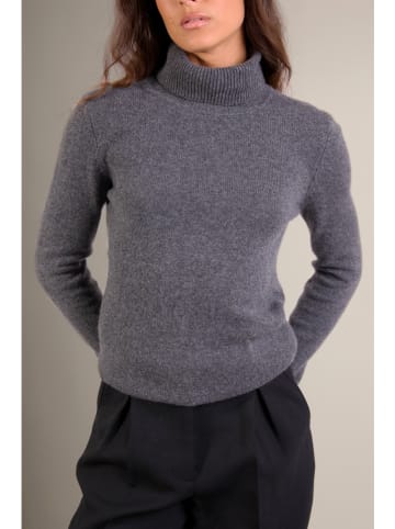 Perfect Cashmere Kasjmieren coltrui antraciet