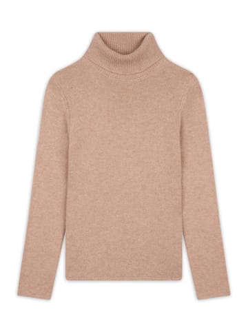 Perfect Cashmere Kaschmir-Rollkragenpullover in Beige
