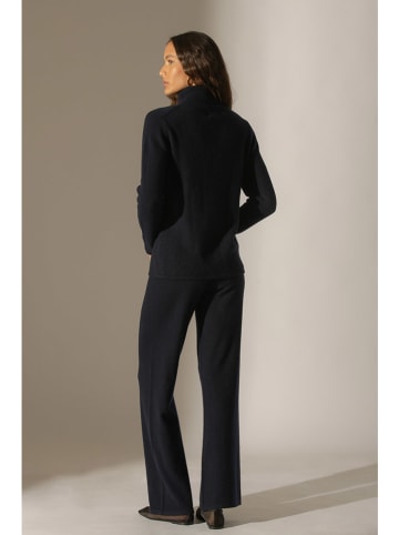 Perfect Cashmere Kaschmir-Rollkragenpullover "Willow" in Dunkelblau