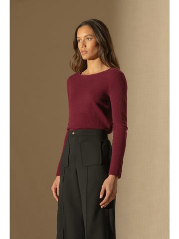 Perfect Cashmere Kaschmir-Pullover "Oprah" in Bordeaux