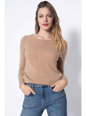 Perfect Cashmere Kaszmirowy sweter "Whitney" w kolorze beżowym
