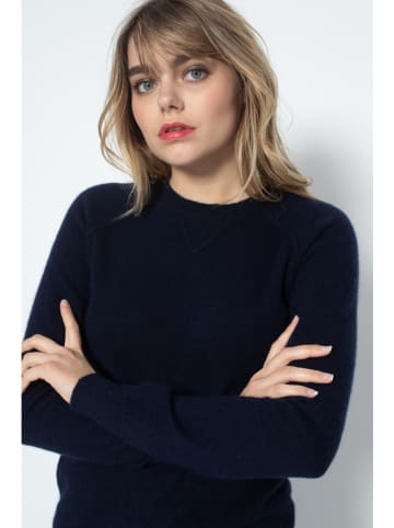 Perfect Cashmere Kasjmieren trui donkerblauw