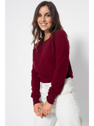 Perfect Cashmere Kasjmieren trui "Wilma" bordeaux