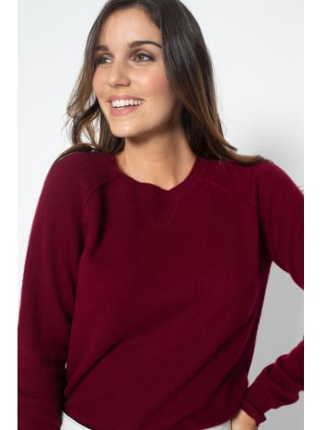 Perfect Cashmere Kaschmir-Pullover "Wilma" in Bordeaux