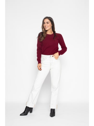 Perfect Cashmere Kaschmir-Pullover "Wilma" in Bordeaux