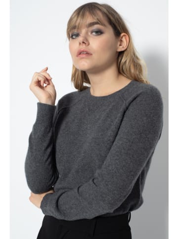 Perfect Cashmere Kaschmir-Pullover "Wilma" in Anthrazit