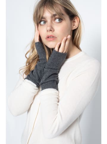 Perfect Cashmere Kasjmieren armstulpen "Jesse" antraciet