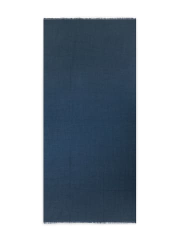 Perfect Cashmere Kaszmirowy szal "Tabatinga" w kolorze granatowym - 180 x 85 cm