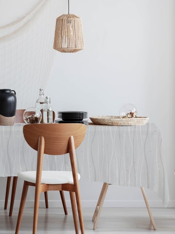 Calitex Tischdecke "Fizzy" in Hellgrau