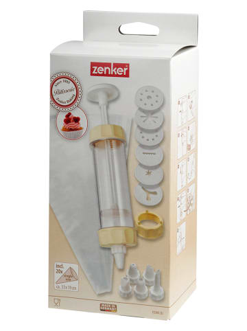 Zenker Bak-en decoratieset geel/wit