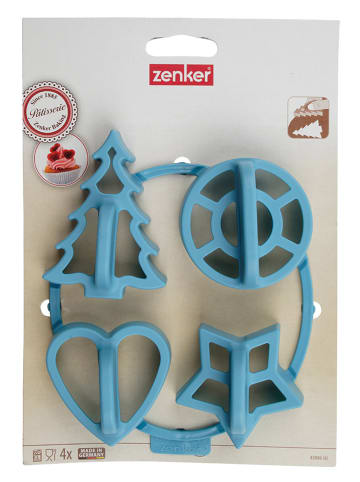 Zenker 2er-Set: Ausstecher in Blau - 2 x 4 Stück