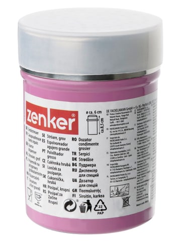 Zenker Pojemnik w kolorze jasnoróżowym na przyprawy - wys. 8,5 x Ø 6 cm