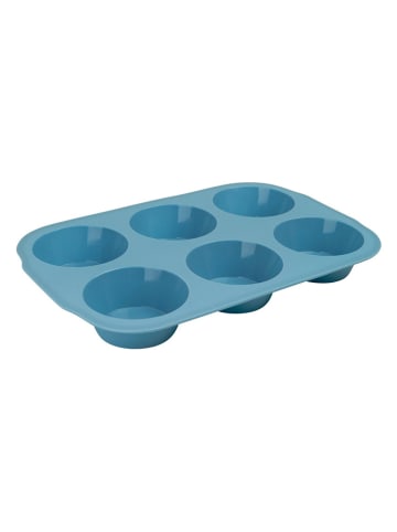 Zenker Forma w kolorze niebieskim do muffinek - dł. 28 x 18,5 cm
