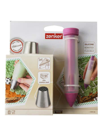 Zenker 6tlg. Spielfeld-Dekorier-Set in Rosa Modellbahn "Vierachsiger