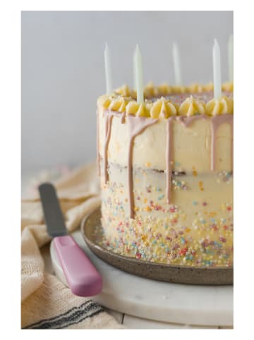 Zenker Szpatułka w kolorze jasnoróżowym do dekorowania - dł. 22 cm