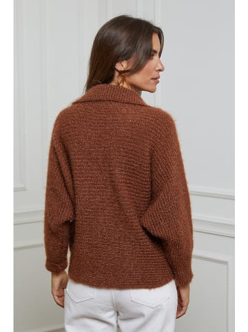 L'armoire de Suzette Sweter w kolorze brązowym