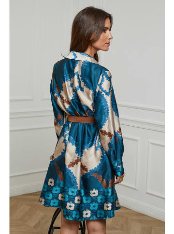 L'armoire de Suzette Sukienka w kolorze niebiesko-beżowym