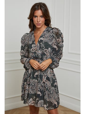 L'armoire de Suzette Kleid in Khaki/ Weiß