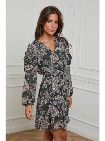 L'armoire de Suzette Kleid in Khaki/ Weiß