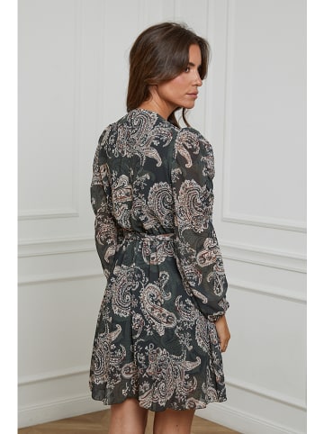 L'armoire de Suzette Kleid in Khaki/ Weiß