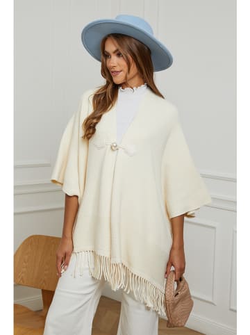 Soft Cashmere Poncho beige