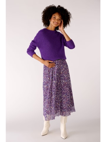 Oui Spódnica plisowana w kolorze fioletowym