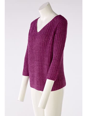 Oui Sweter w kolorze fioletowym