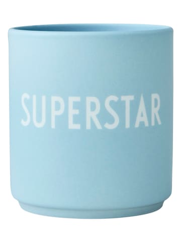 Design Letters Kubek "Superstar" w kolorze błękitnym - 250 ml