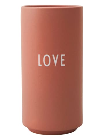 Design Letters Vase "Love" in Rostrot - (H)11 x Ø 5,5 cm