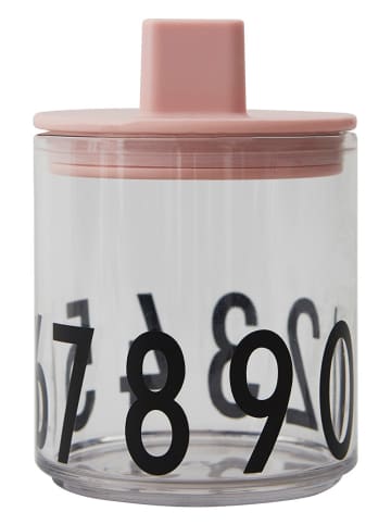 Design Letters Trinkbecher in Transparent/ Schwarz - 220 ml