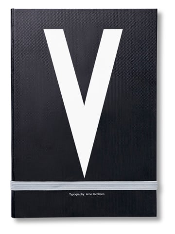 Design Letters Notitieboek zwart/wit