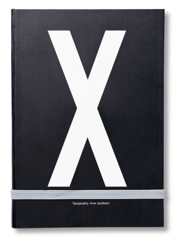 Design Letters Notitieboek zwart/wit