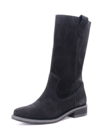 BOSCCOLO Leder-Stiefel in Schwarz