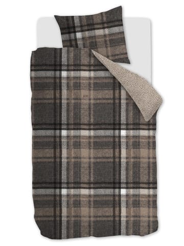 Rivièra Maison Bettwäsche-Set "Cozy Check" in Braun