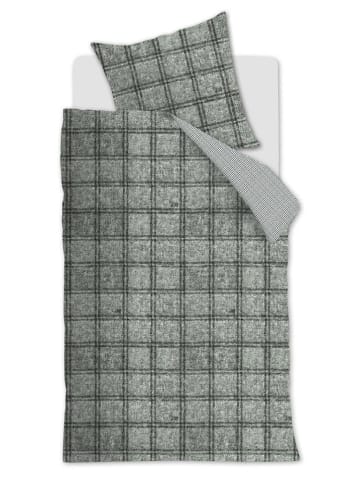 Rivièra Maison Flanell-Kissenbezug "Hawick" in Grün