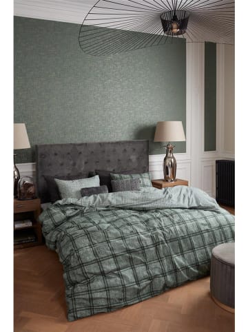 Rivièra Maison Flanellen kussensloop "Hawick" groen