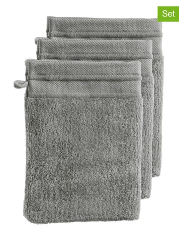 Rivièra Maison 3er-Set: Waschlappen in Anthrazit