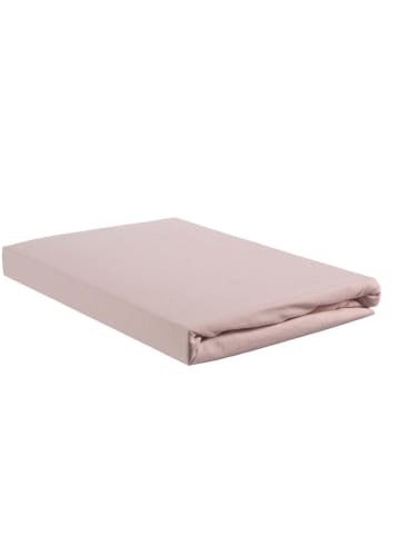 Beddinghouse Jersey-Splittopper-Spannbettlaken in Rosa
