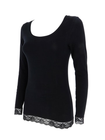 COTONELLA Longsleeves zwart