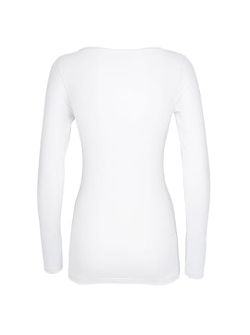 COTONELLA Longsleeve in Weiß
