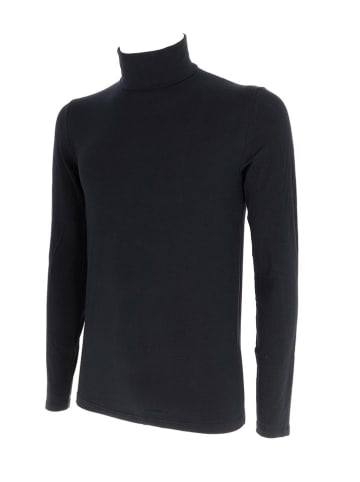 COTONELLA Longsleeve in Schwarz