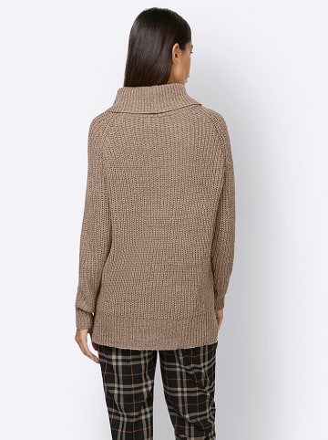 Heine Rollkragenpullover in Taupe